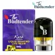 The Budtender Kush 1 ml Liquid Diamond Live Resin pod and retail box