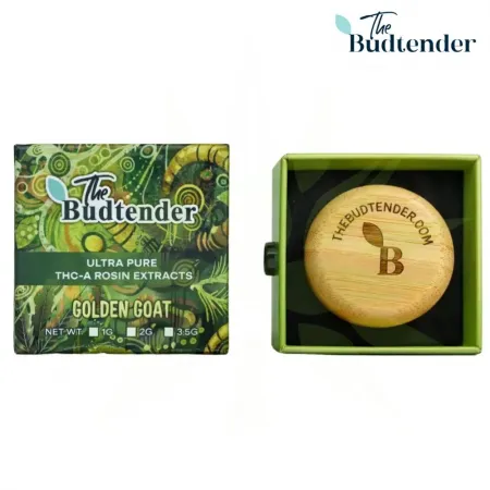 Budtender - Golden Goat - Premium Rosin, Golden Goat Rosin, Dabbing Extracts Budtender - Golden Goat - Premium Rosin