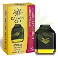 Strawberry Raspberry Cherry Ice - CBD- 500mg