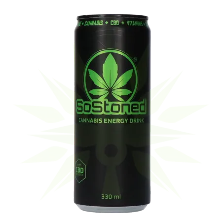 Euphoria SoStoned CBD Cannabis Energy Drink 330 ml Euphoria SoStoned CBD cannabis energy drink 330 ml can