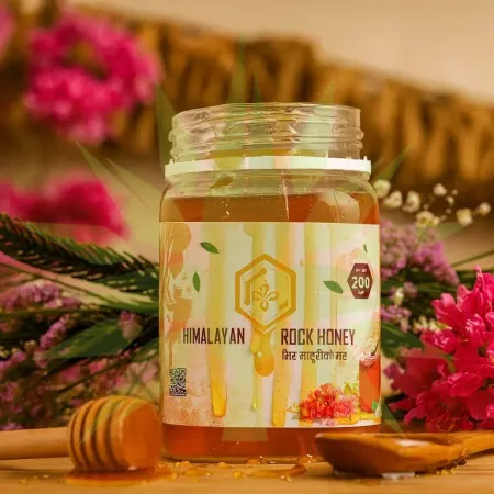 Himalayan Rock Wild Honey - 200g, Himalayan Rock Mad Honey, Edibles Himalayan Rock Honey - 200g
