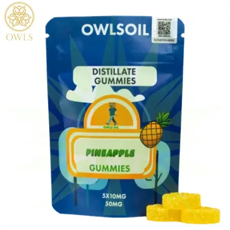 Owls Oil - Pineapple - Distillate - Gummies
