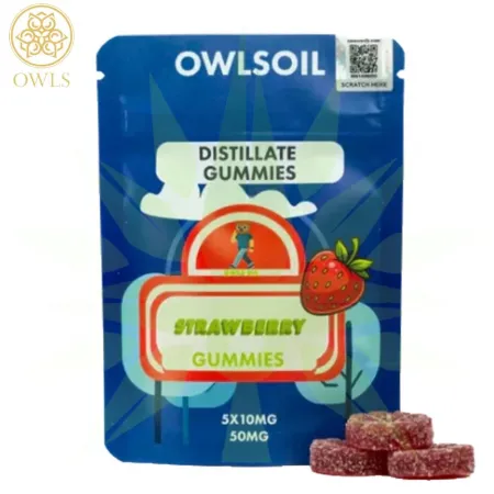 Owls Oil - Strawberry- Distillate - Gummies